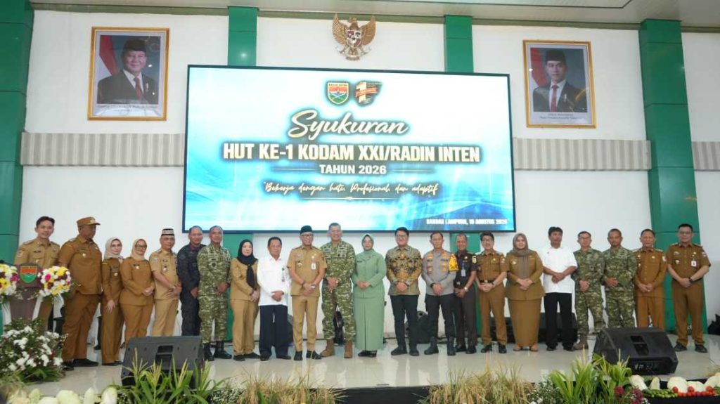 Pemkot Metro-Kodam XXI/ Raden Inten Perkuat Sinergi kodam